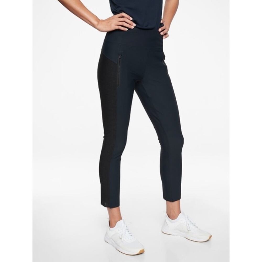 Athleta Black Cropped Performance Pants